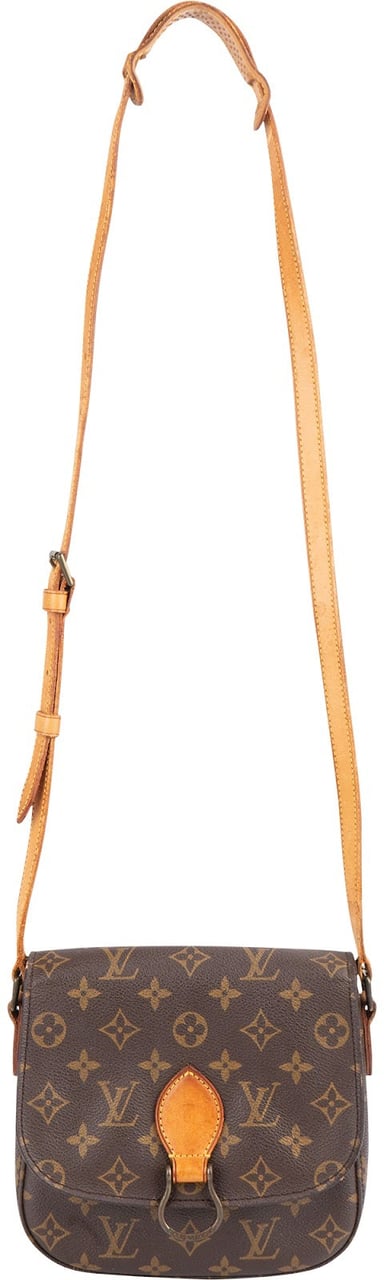 Louis Vuitton Louis Vuitton Monogram Canvas Saint Cloud MM Crossbody Bag Bruin