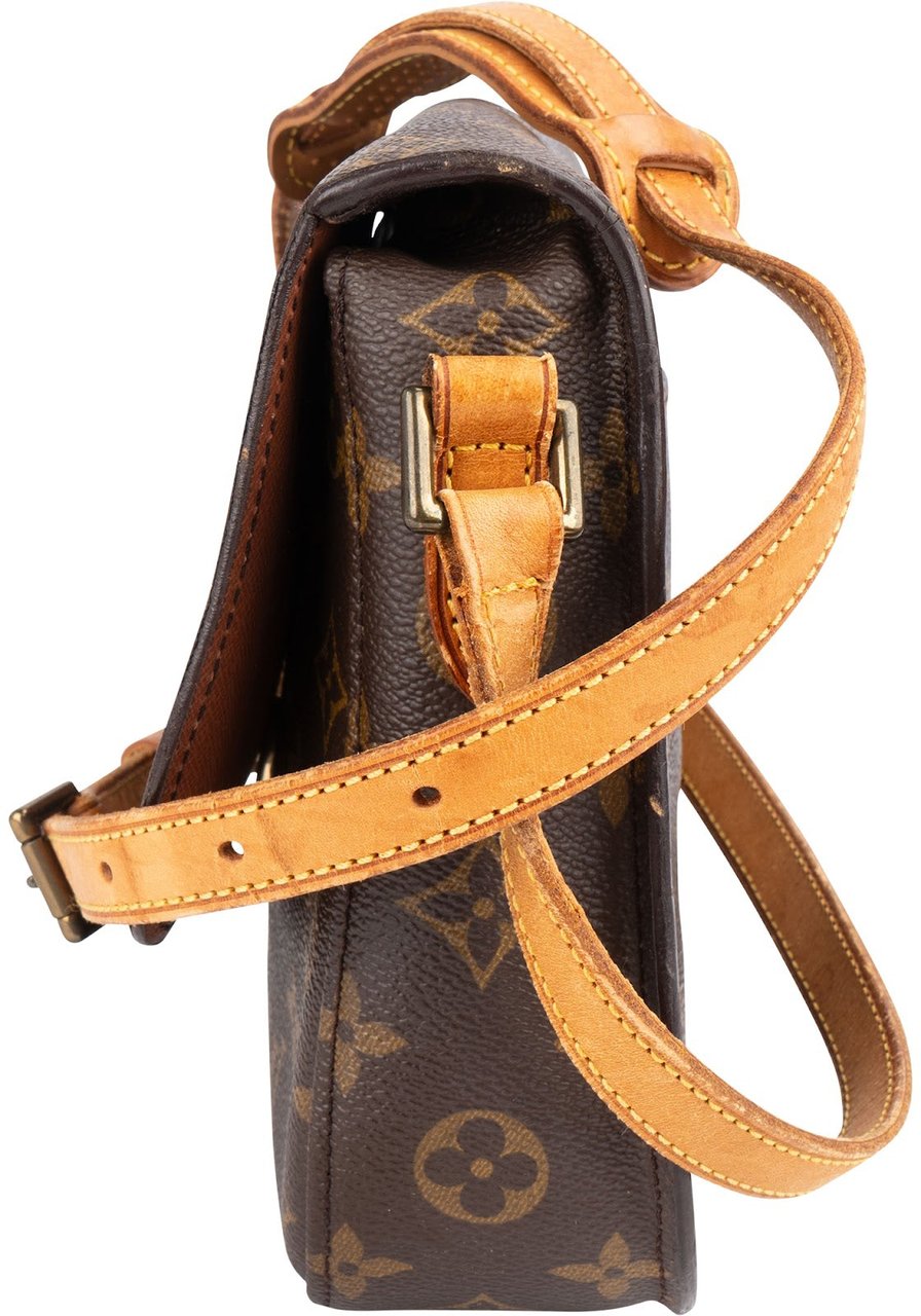 Louis Vuitton Louis Vuitton Monogram Canvas Saint Cloud MM Crossbody Bag Bruin