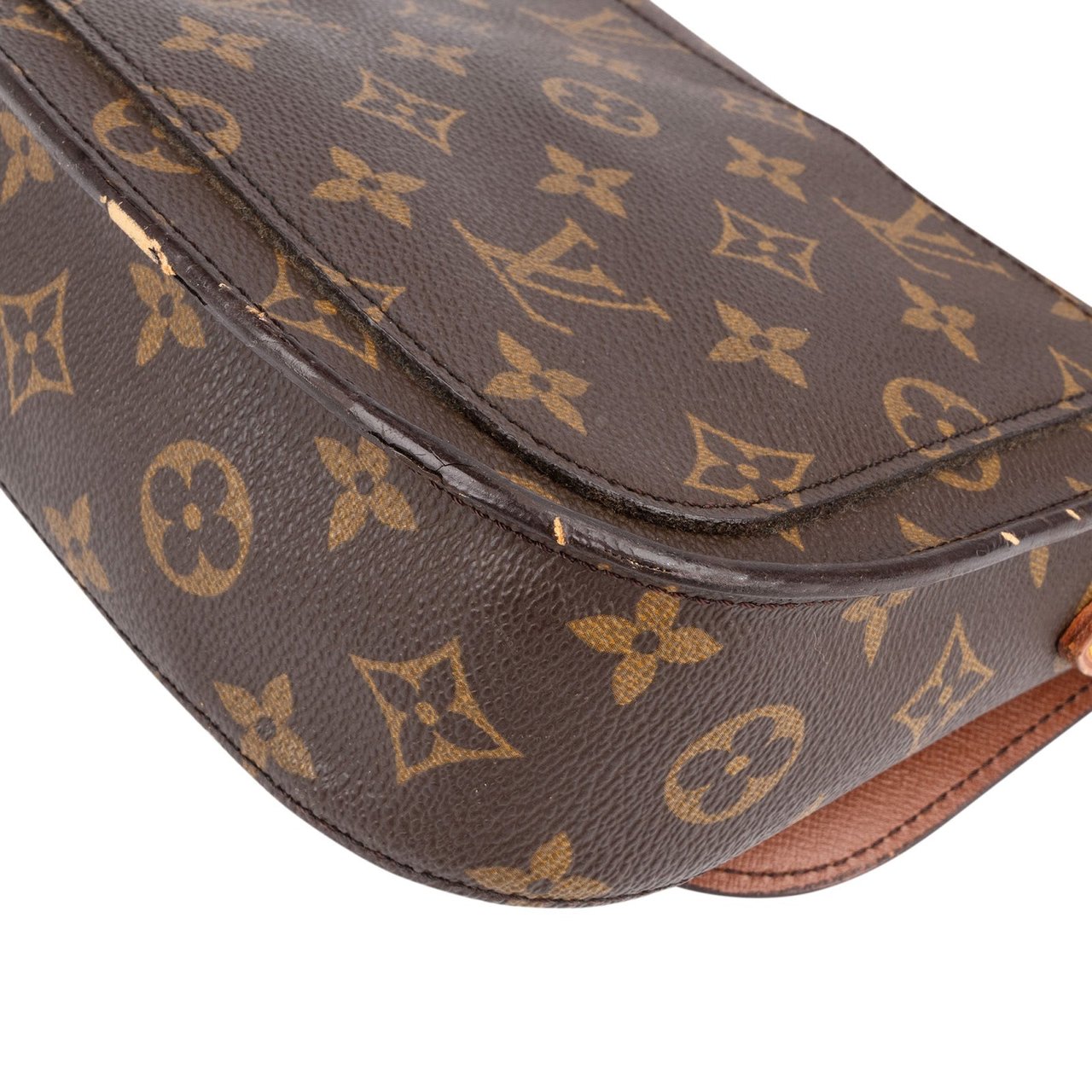 Louis Vuitton Louis Vuitton Monogram Canvas Saint Cloud MM Crossbody Bag Bruin