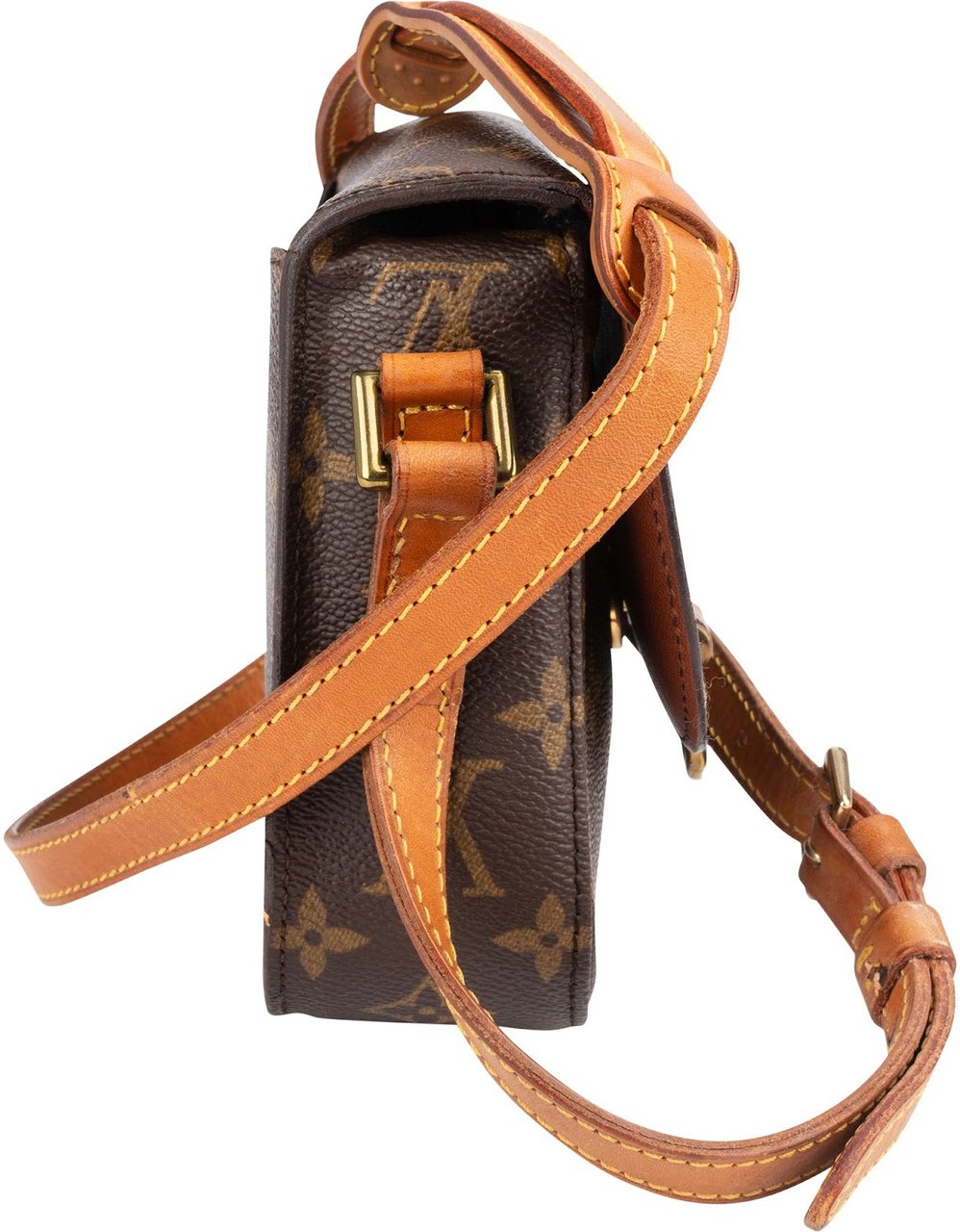 Louis Vuitton Louis Vuitton Canvas Monogram Saint Cloud PM Crossbody Bag Bruin