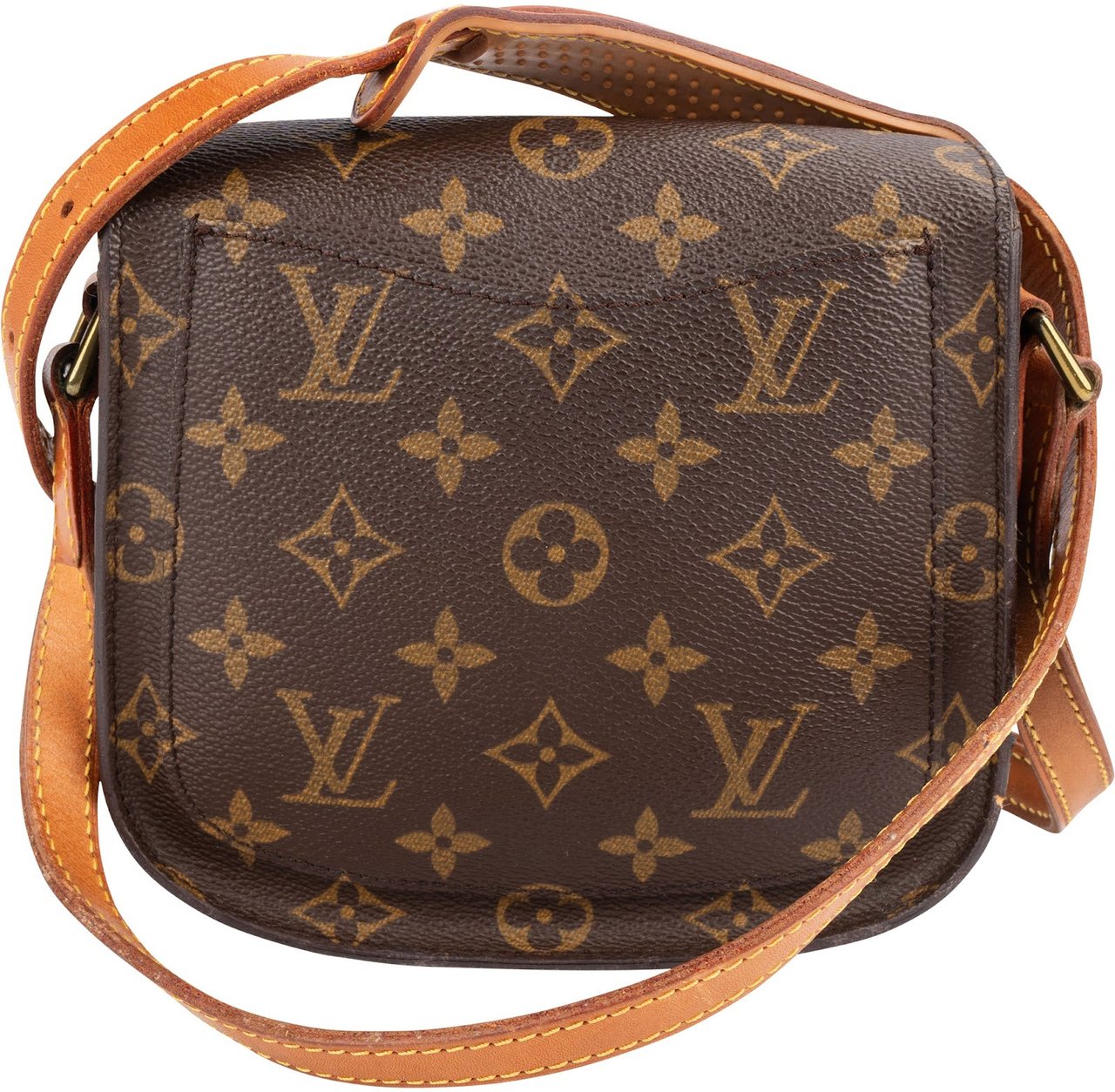 Louis Vuitton Louis Vuitton Canvas Monogram Saint Cloud PM Crossbody Bag Bruin