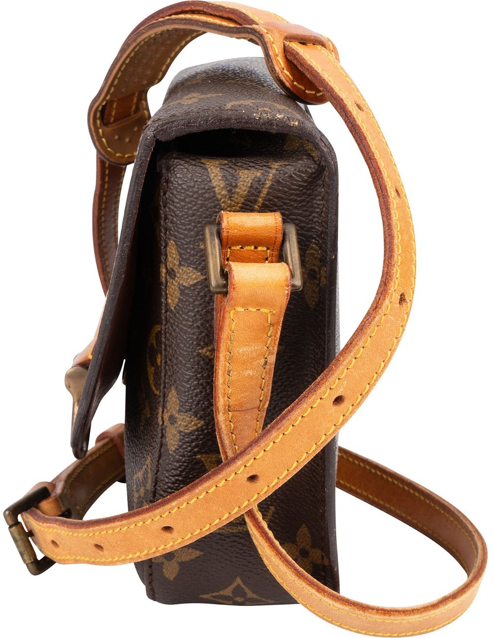 Louis Vuitton Louis Vuitton Monogram Canvas Saint Cloud PM Crossbody Bag Bruin