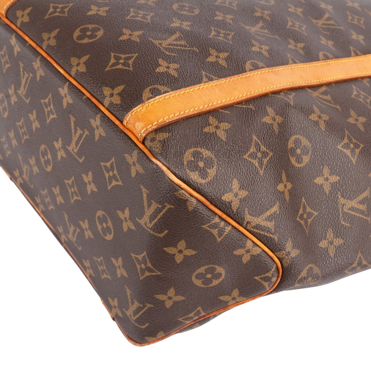 Louis Vuitton Monogram Canvas Sac Shopping Shoulder Bag Bruin