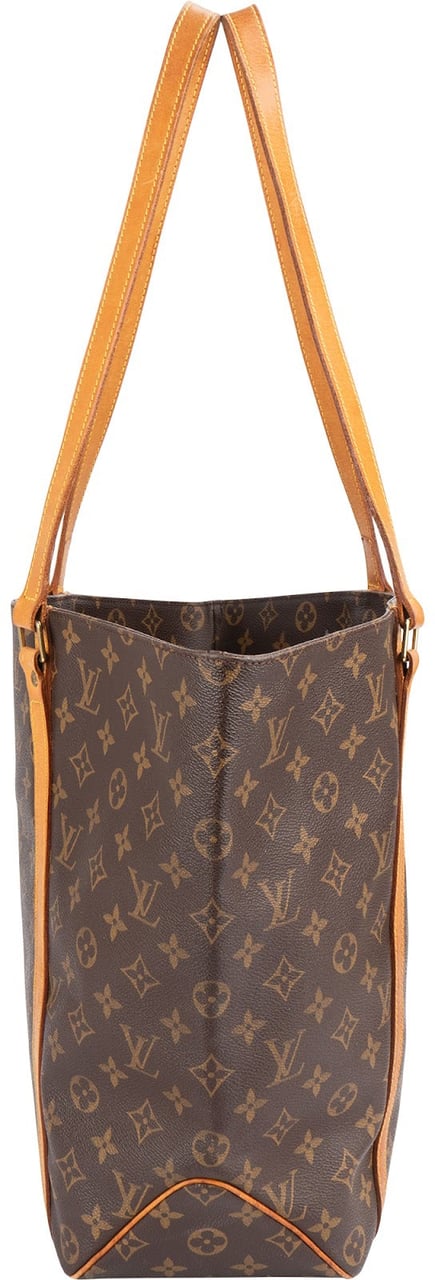 Louis Vuitton Monogram Canvas Sac Shopping Shoulder Bag Bruin