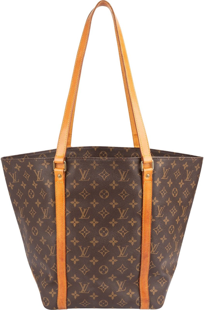 Louis Vuitton Monogram Canvas Sac Shopping Shoulder Bag Bruin