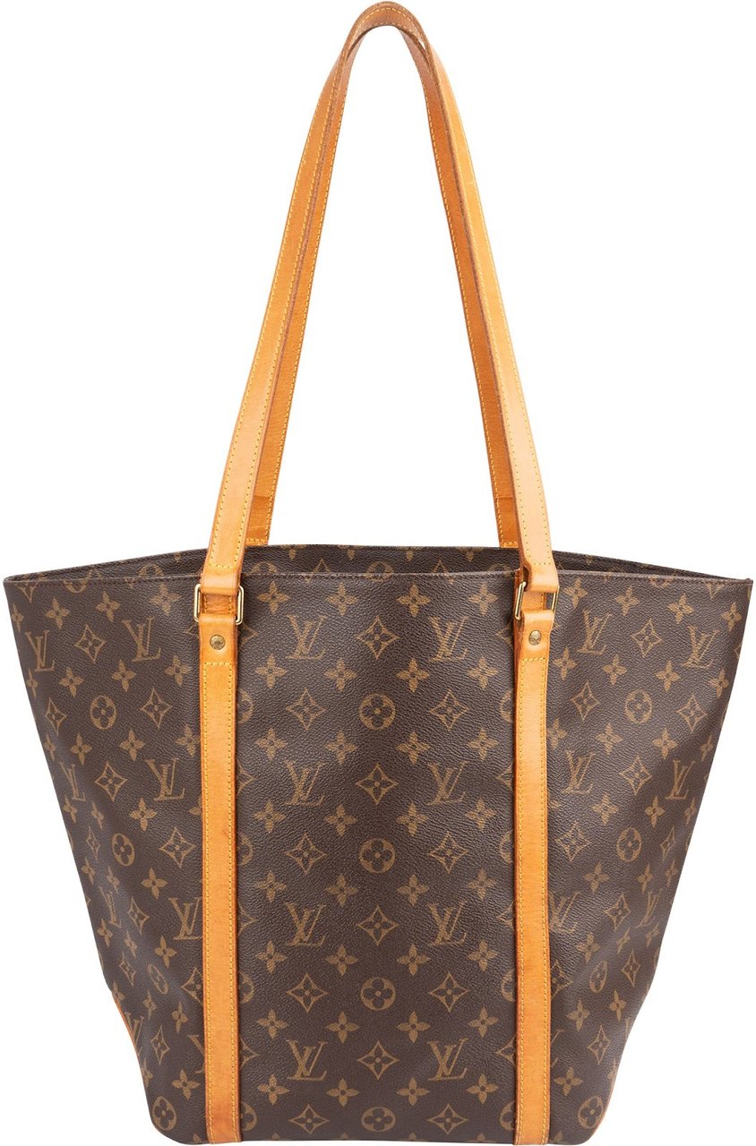 Louis Vuitton Monogram Canvas Sac Shopping Shoulder Bag Bruin