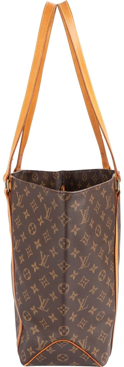 Louis Vuitton Monogram Canvas Sac Shopping Shoulder Bag Bruin