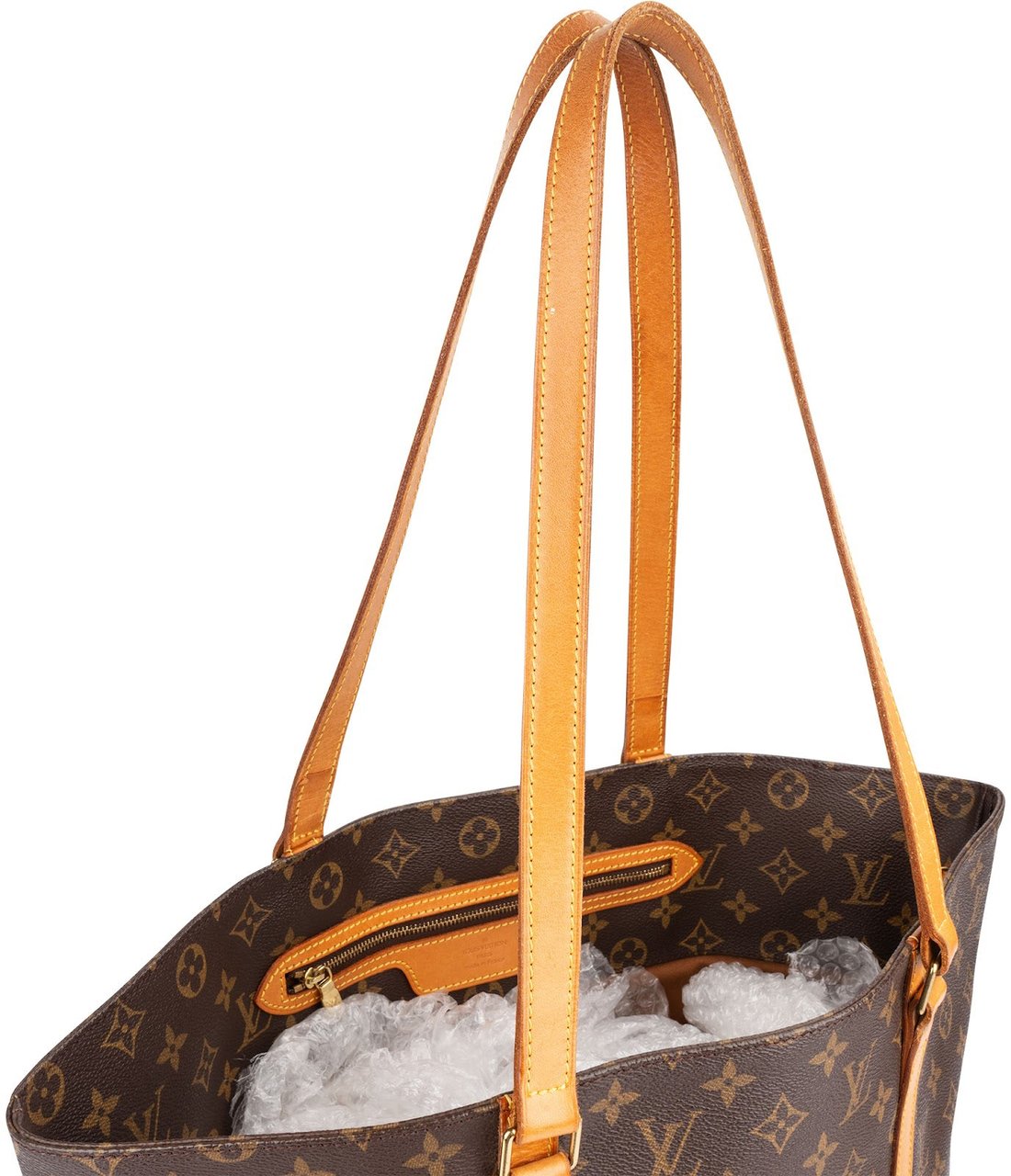 Louis Vuitton Monogram Canvas Sac Shopping Shoulder Bag Bruin