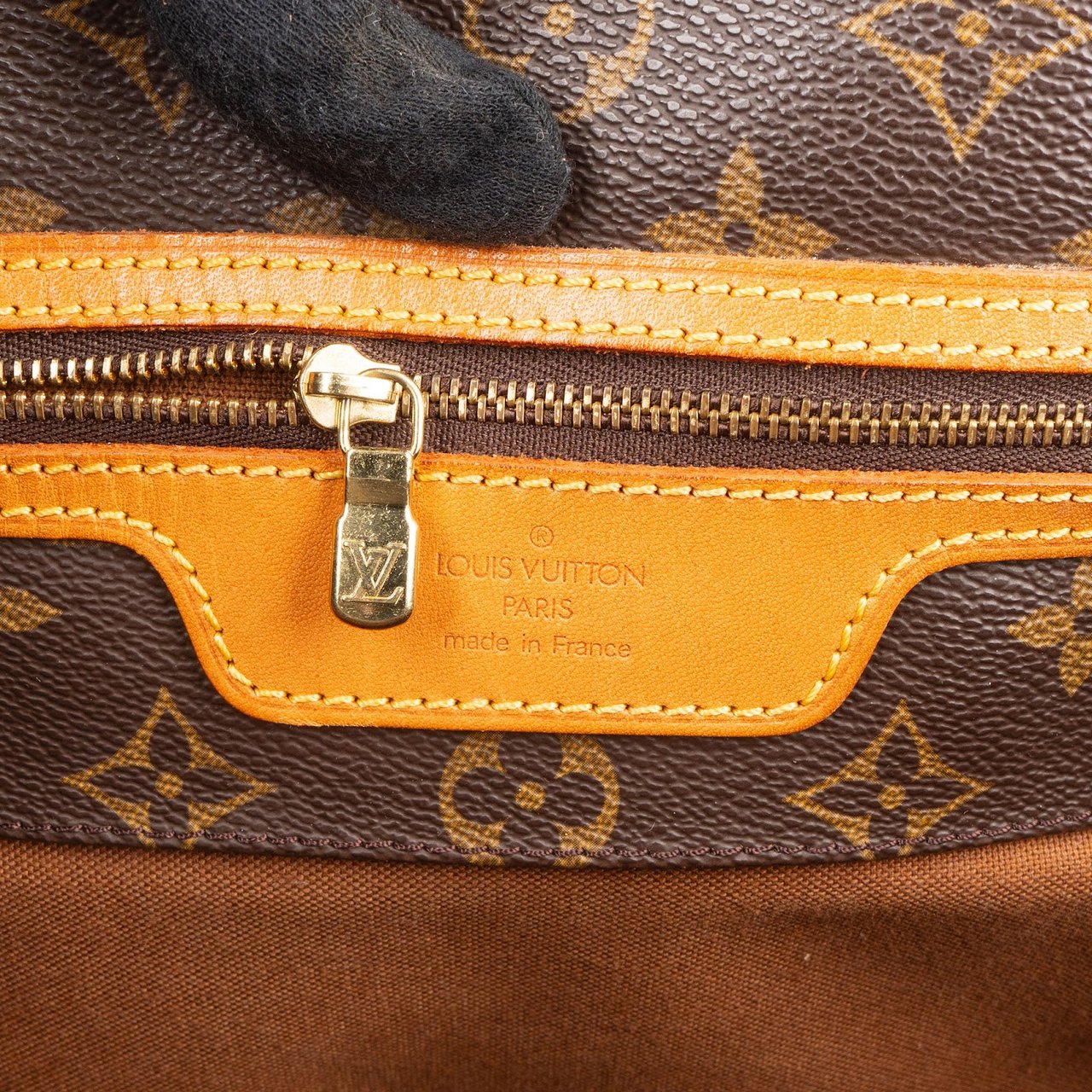 Louis Vuitton Monogram Canvas Sac Shopping Shoulder Bag Bruin