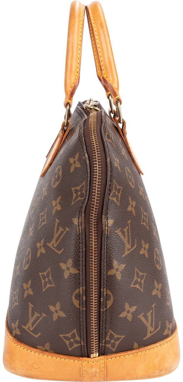 Louis Vuitton Louis Vuitton Monogram Canvas Alma PM Handbag Bruin