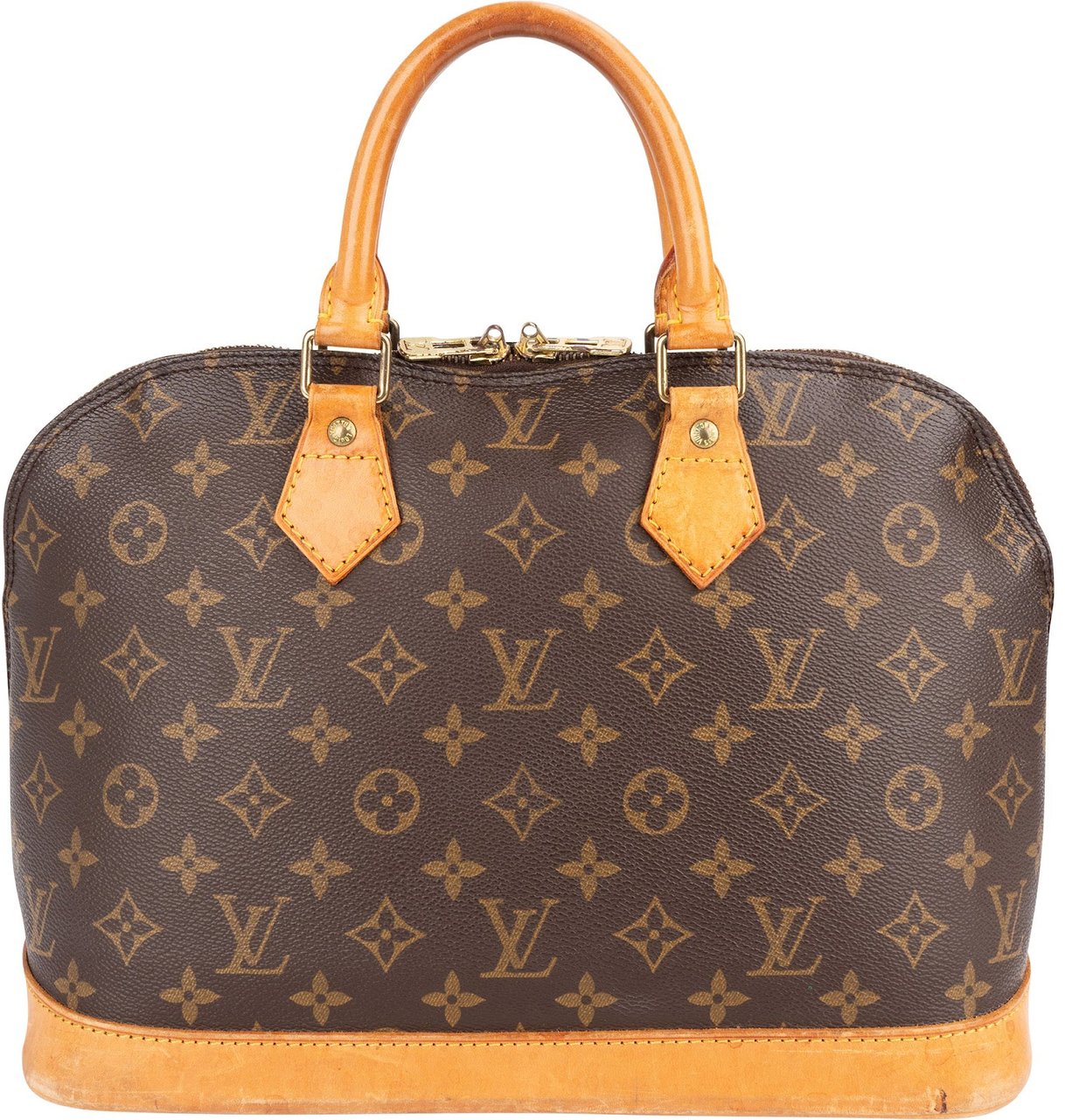 Louis Vuitton Louis Vuitton Monogram Canvas Alma PM Handbag Bruin