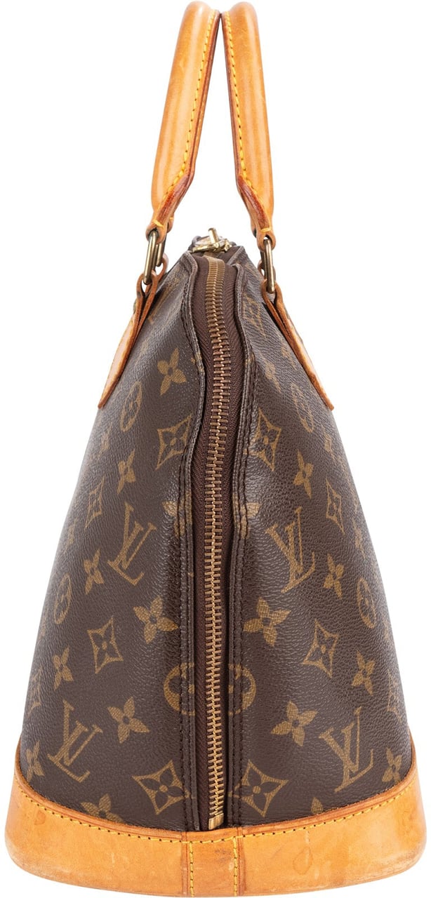 Louis Vuitton Louis Vuitton Monogram Canvas Alma PM Handbag Bruin
