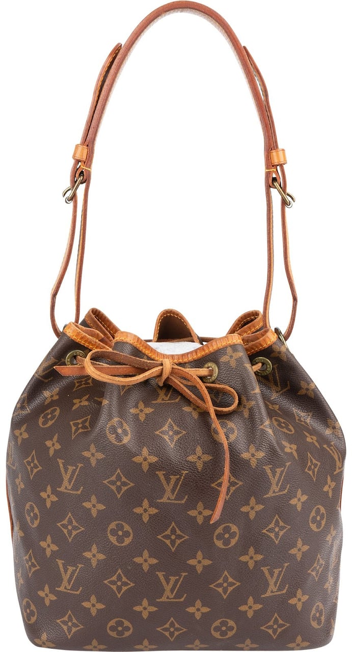 Louis Vuitton Monogram Canvas Sac Noé Petit Shoulder Bag Bruin