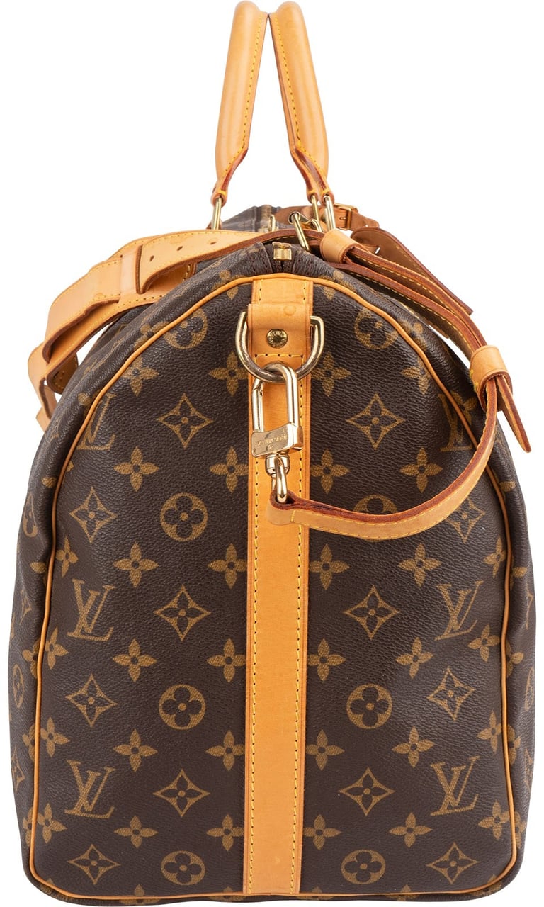 Louis Vuitton Louis Vuitton Monogram Canvas Keepall 50 Bandoulière Travel Bag Bruin