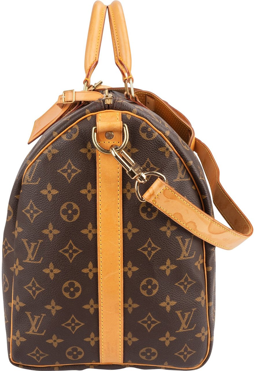 Louis Vuitton Louis Vuitton Monogram Canvas Keepall 50 Bandoulière Travel Bag Bruin