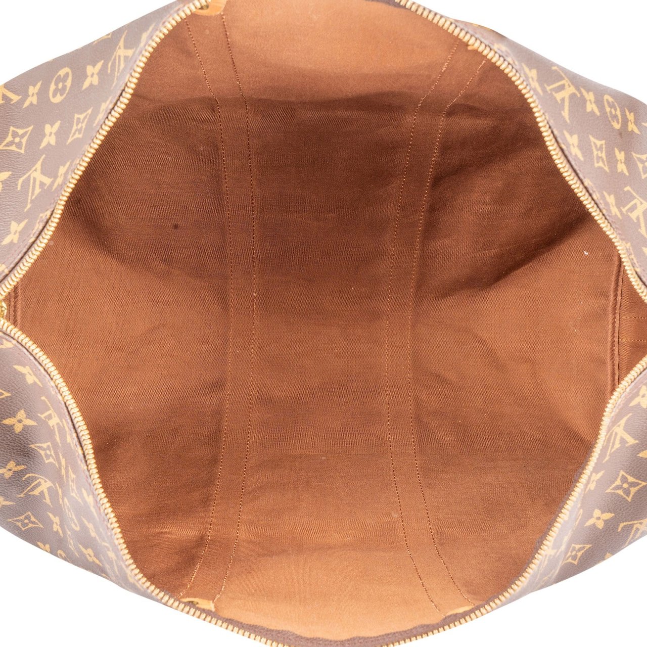 Louis Vuitton Louis Vuitton Monogram Canvas Keepall 50 Bandoulière Travel Bag Bruin