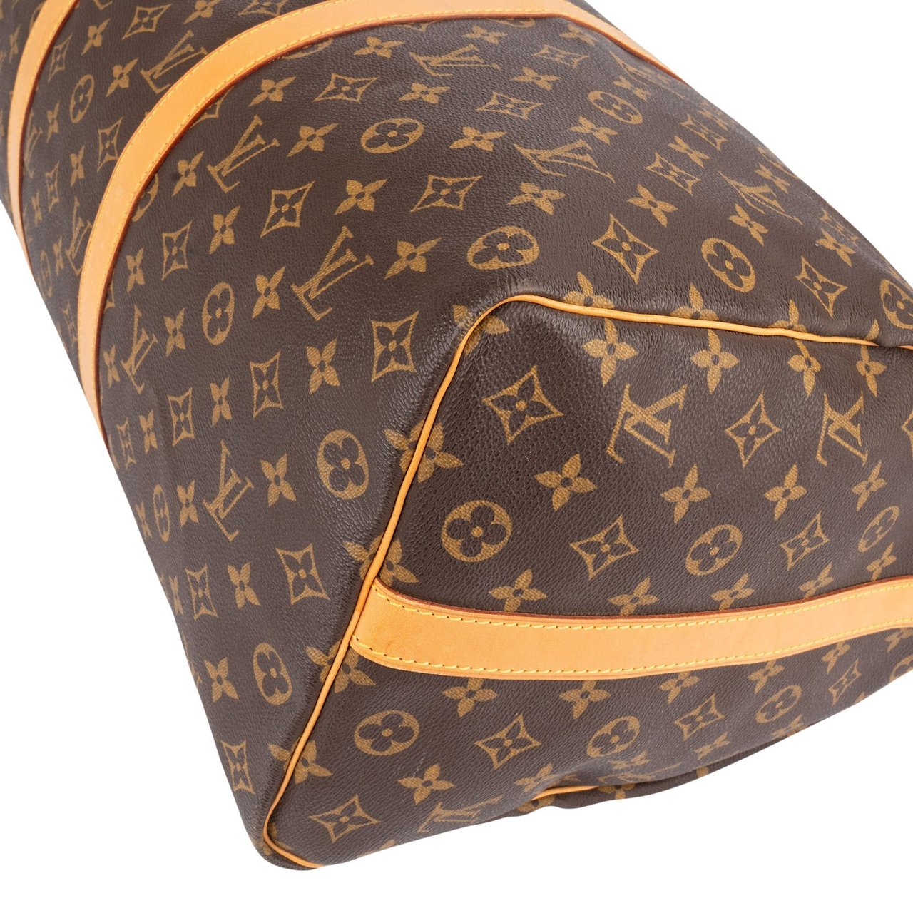 Louis Vuitton Louis Vuitton Monogram Canvas Keepall 50 Bandoulière Travel Bag Bruin