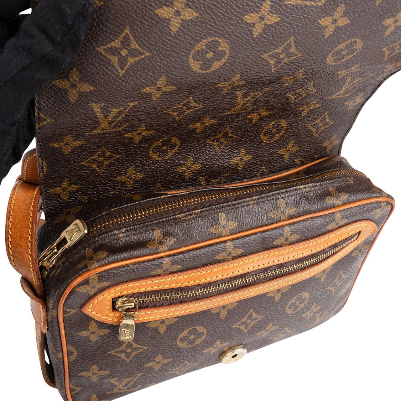 Louis Vuitton Louis Vuitton Monogram Canvas Saint Germain PM Crossbody Bag Bruin