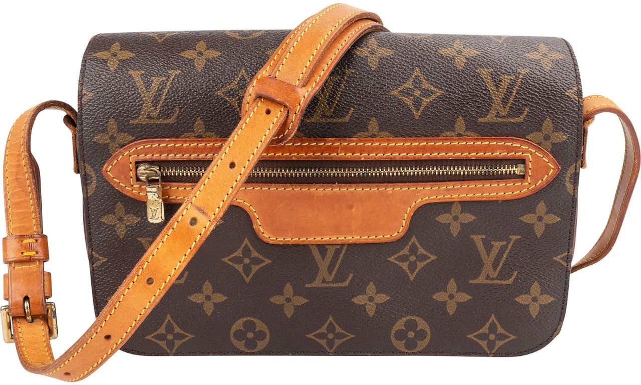 Louis Vuitton Louis Vuitton Monogram Canvas Saint Germain PM Crossbody Bag Bruin
