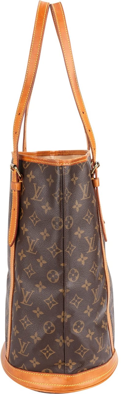 Louis Vuitton Louis Vuitton Monogram Canvas Bucket GM Shoulder Bag Bruin
