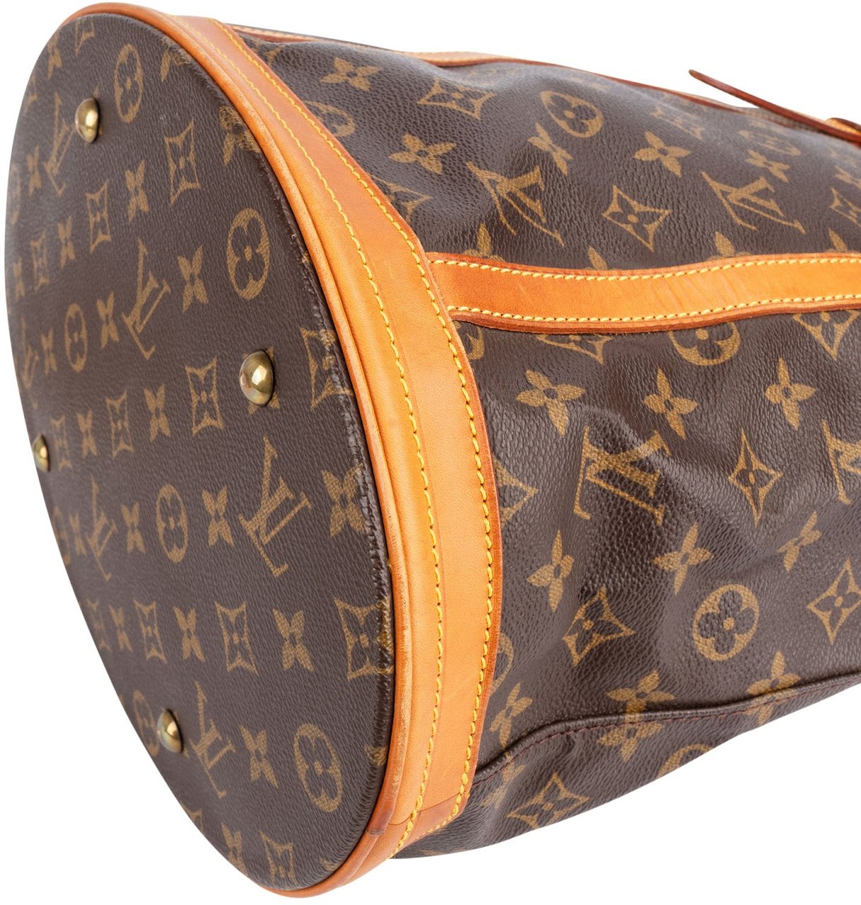 Louis Vuitton Louis Vuitton Monogram Canvas Bucket GM Shoulder Bag Bruin