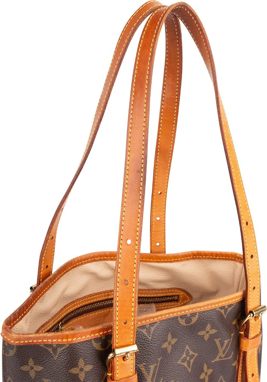 Louis Vuitton Louis Vuitton Monogram Canvas Bucket GM Shoulder Bag Bruin