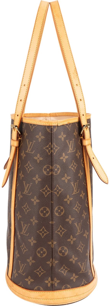 Louis Vuitton Louis Vuitton Monogram Canvas Bucket GM Shoulder Bag Bruin