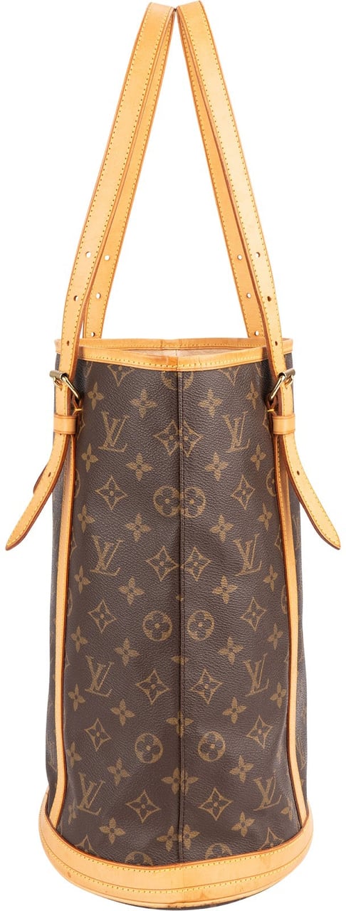 Louis Vuitton Louis Vuitton Monogram Canvas Bucket GM Shoulder Bag Bruin