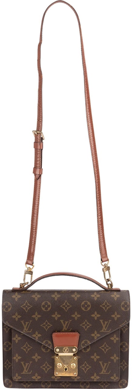 Louis Vuitton Monogram Canvas Monceau Handbag Bruin