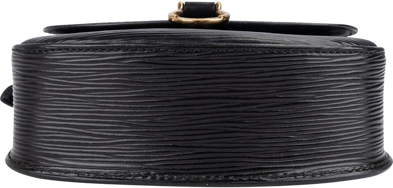 Louis Vuitton Louis Vuitton Noir Epi Leather Saint Cloud PM Crossbody Bag Zwart