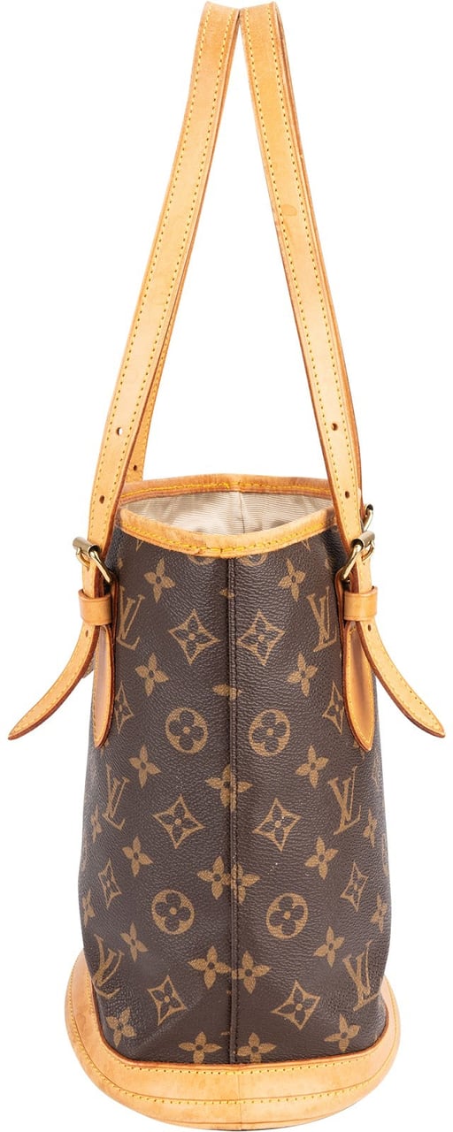 Louis Vuitton Louis Vuitton Monogram Canvas Bucket PM Shoulder Bag Bruin