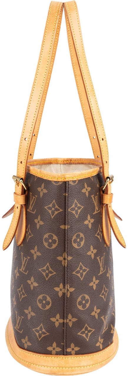 Louis Vuitton Louis Vuitton Monogram Canvas Bucket PM Shoulder Bag Bruin