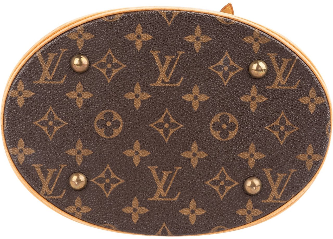 Louis Vuitton Louis Vuitton Monogram Canvas Bucket PM Shoulder Bag Bruin