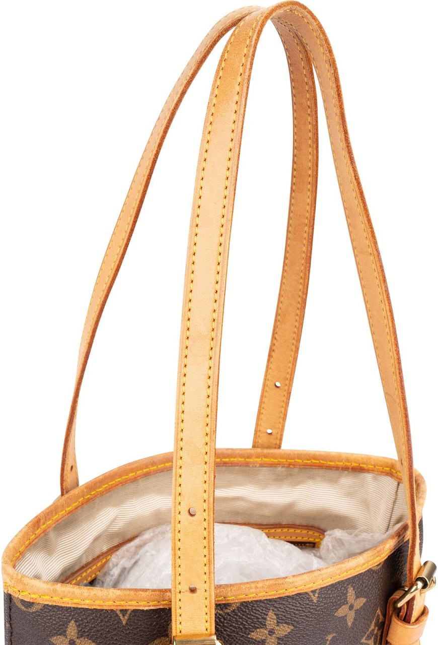 Louis Vuitton Louis Vuitton Monogram Canvas Bucket PM Shoulder Bag Bruin