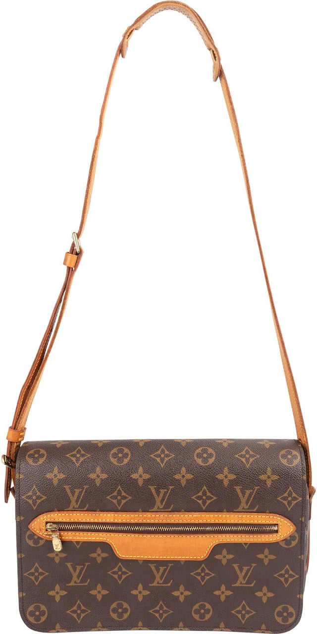 Louis Vuitton Louis Vuitton Monogram Canvas Saint Germain GM Crossbody Bag Bruin