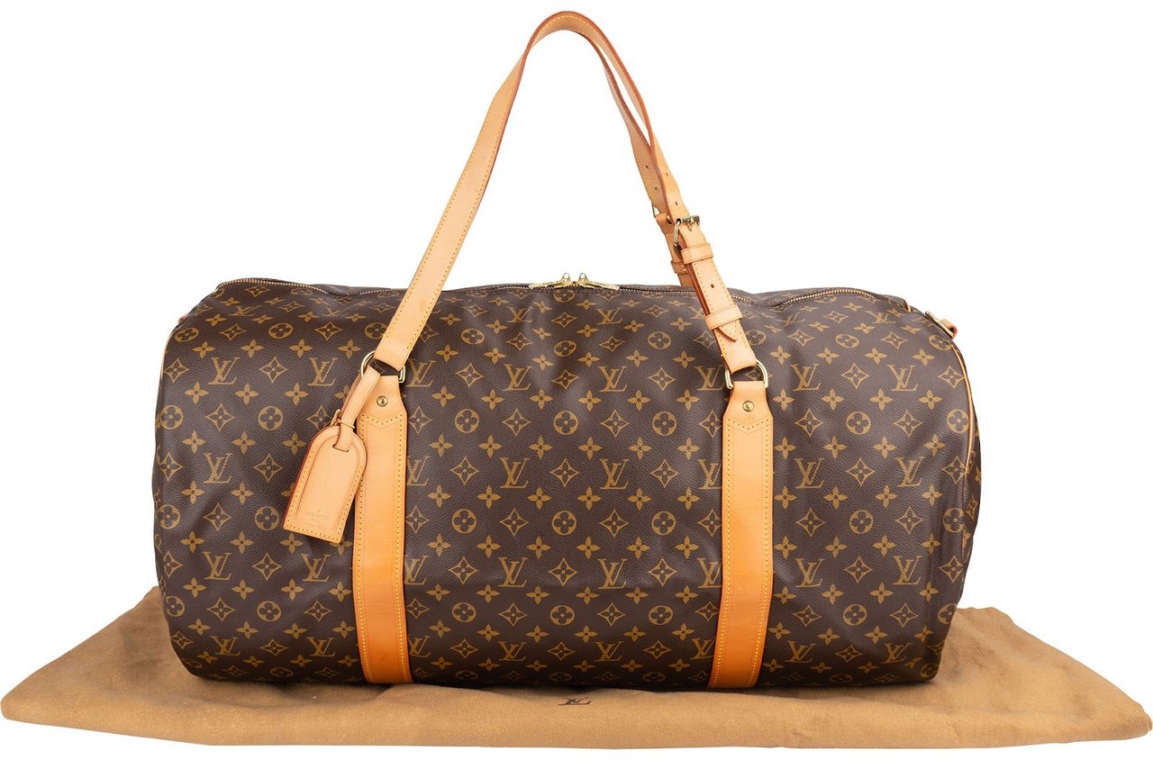Louis Vuitton Louis Vuitton Monogram Canvas Sac Polochon 65 Travel Bag Bruin