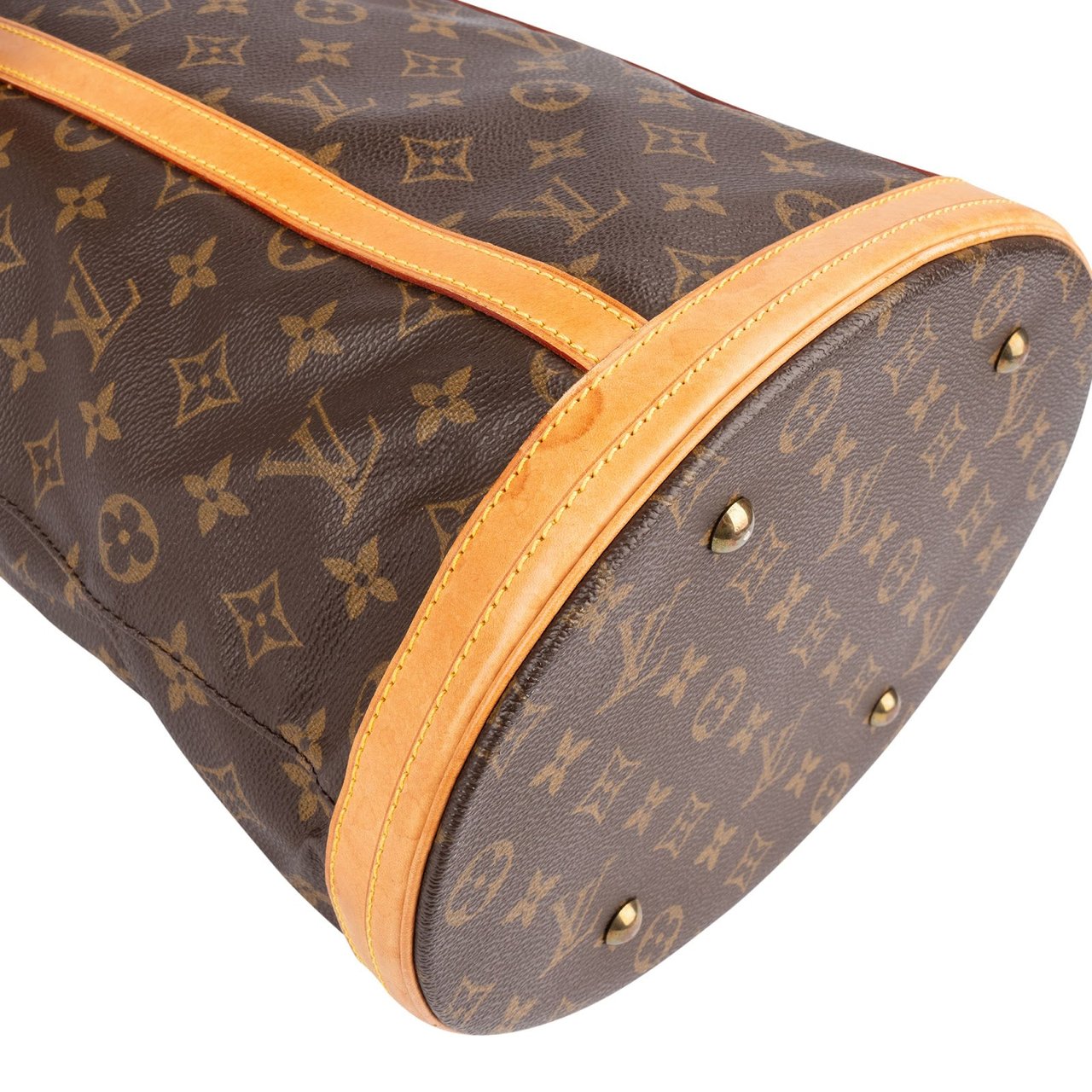 Louis Vuitton Louis Vuitton Monogram Canvas Bucket GM Shoulder Bag Bruin