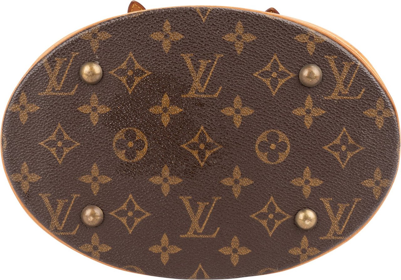 Louis Vuitton Louis Vuitton Monogram Canvas Bucket PM Shoulder Bag Bruin