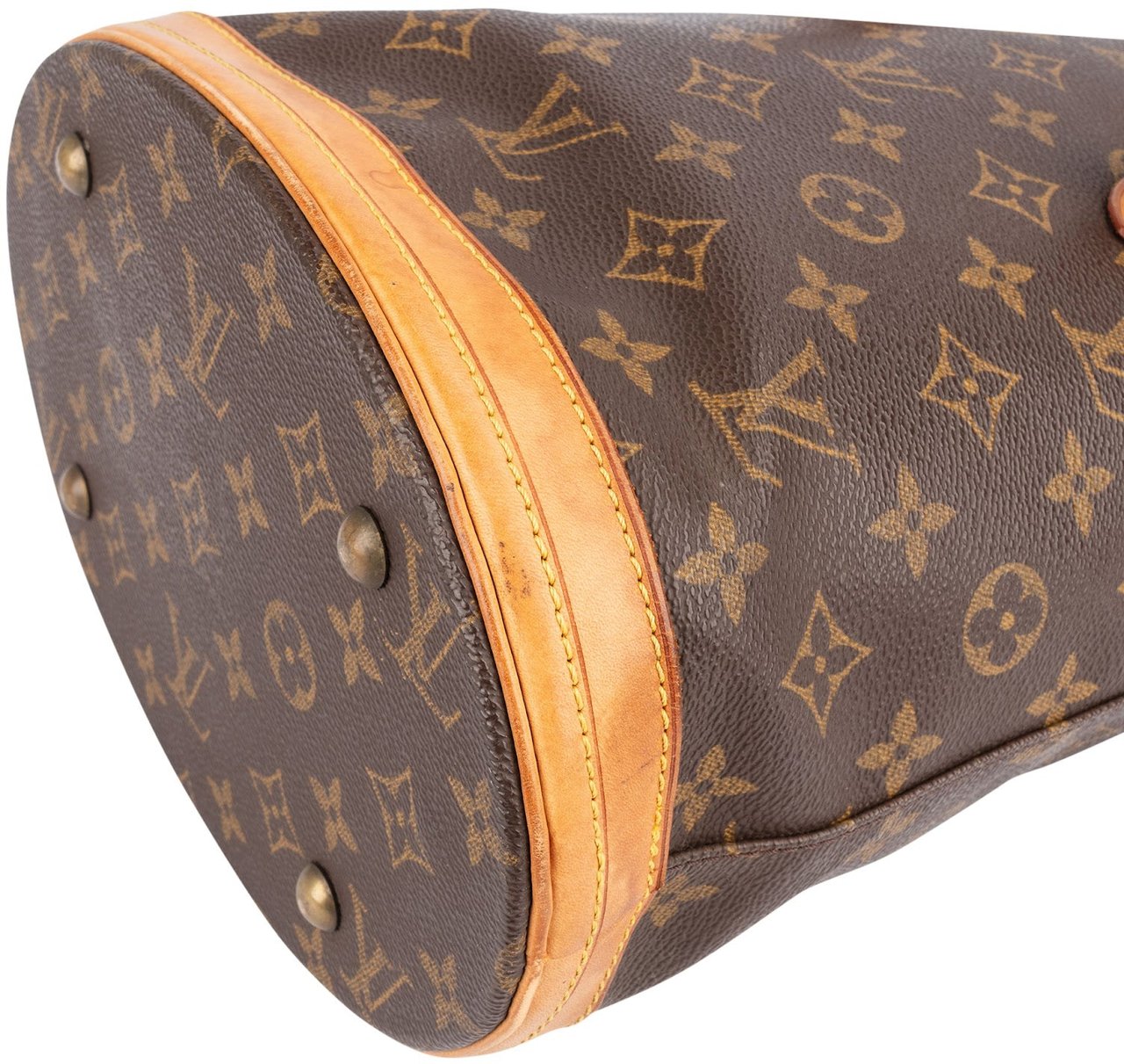 Louis Vuitton Louis Vuitton Monogram Canvas Bucket PM Shoulder Bag Bruin