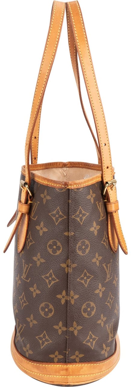Louis Vuitton Louis Vuitton Monogram Canvas Bucket PM Shoulder Bag Bruin