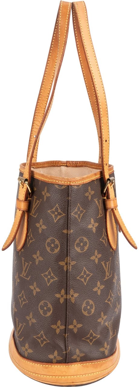 Louis Vuitton Louis Vuitton Monogram Canvas Bucket PM Shoulder Bag Bruin