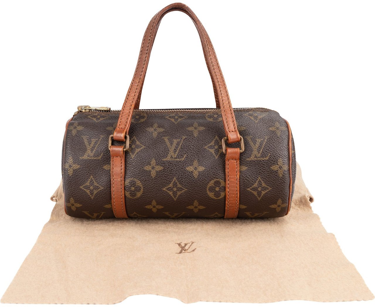 Louis Vuitton Monogram Canvas Limited Papillon 20 Handbag Bruin