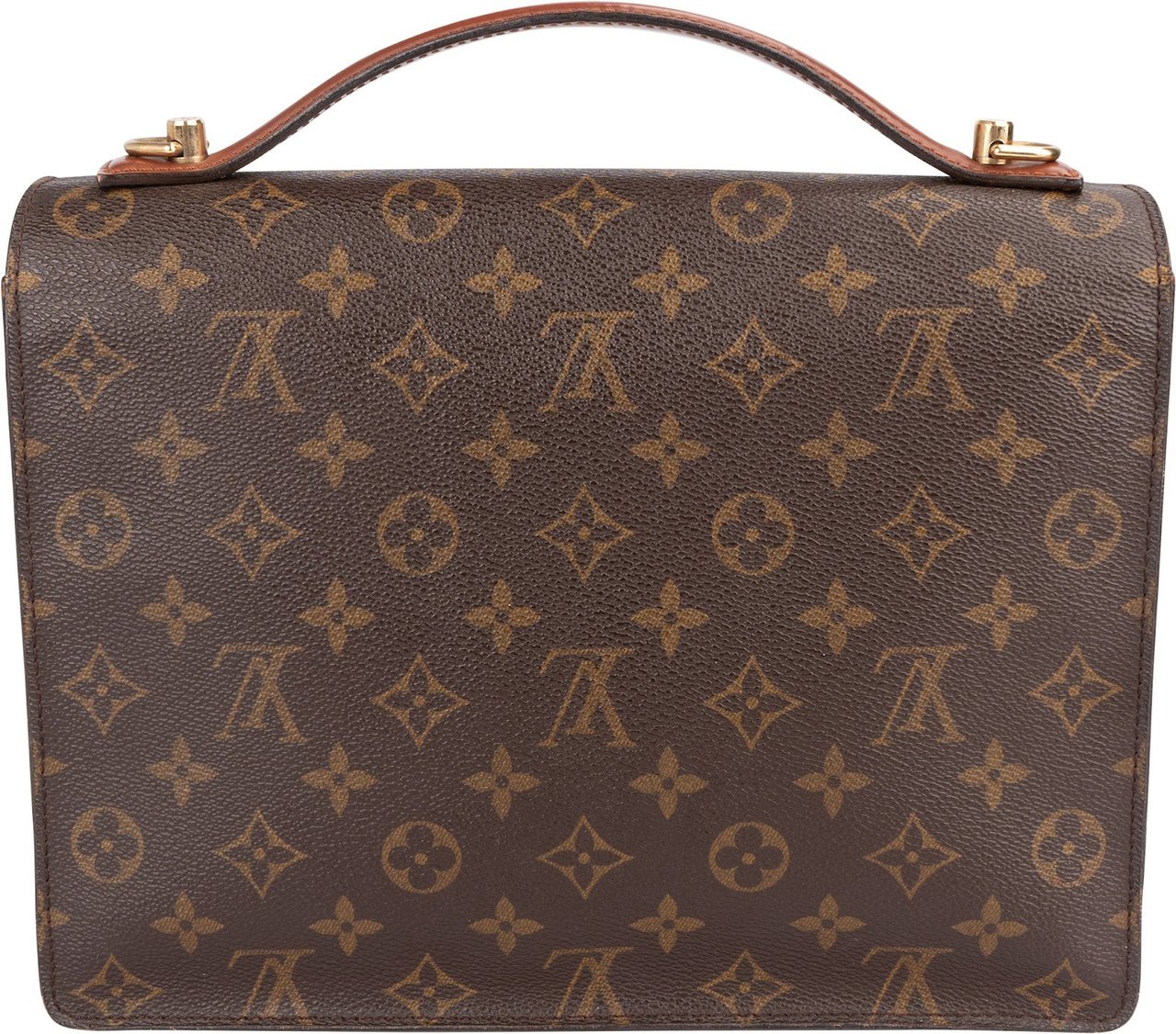 Louis Vuitton Louis Vuitton Monogram Canvas Monceau Handbag Bruin