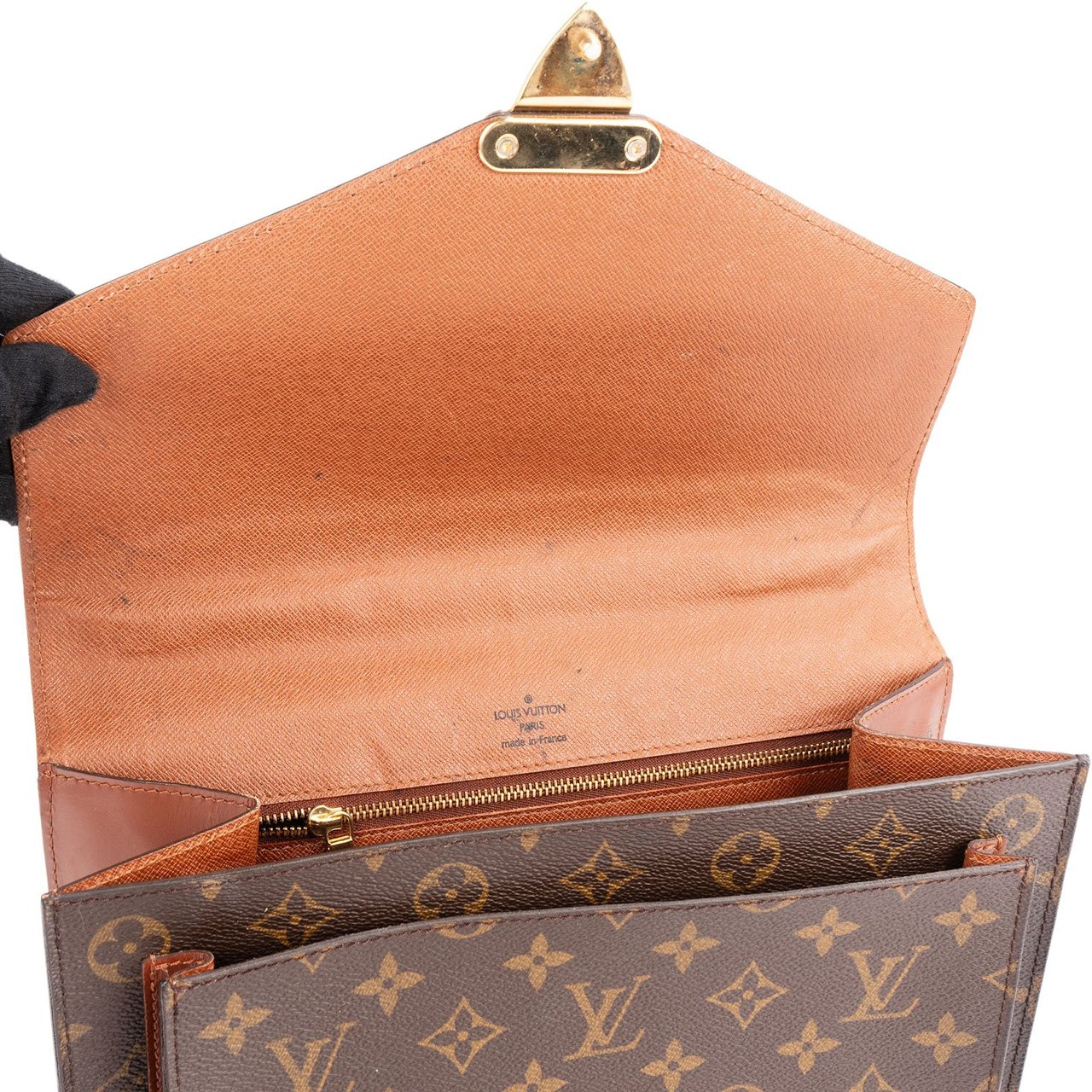Louis Vuitton Louis Vuitton Monogram Canvas Monceau Handbag Bruin