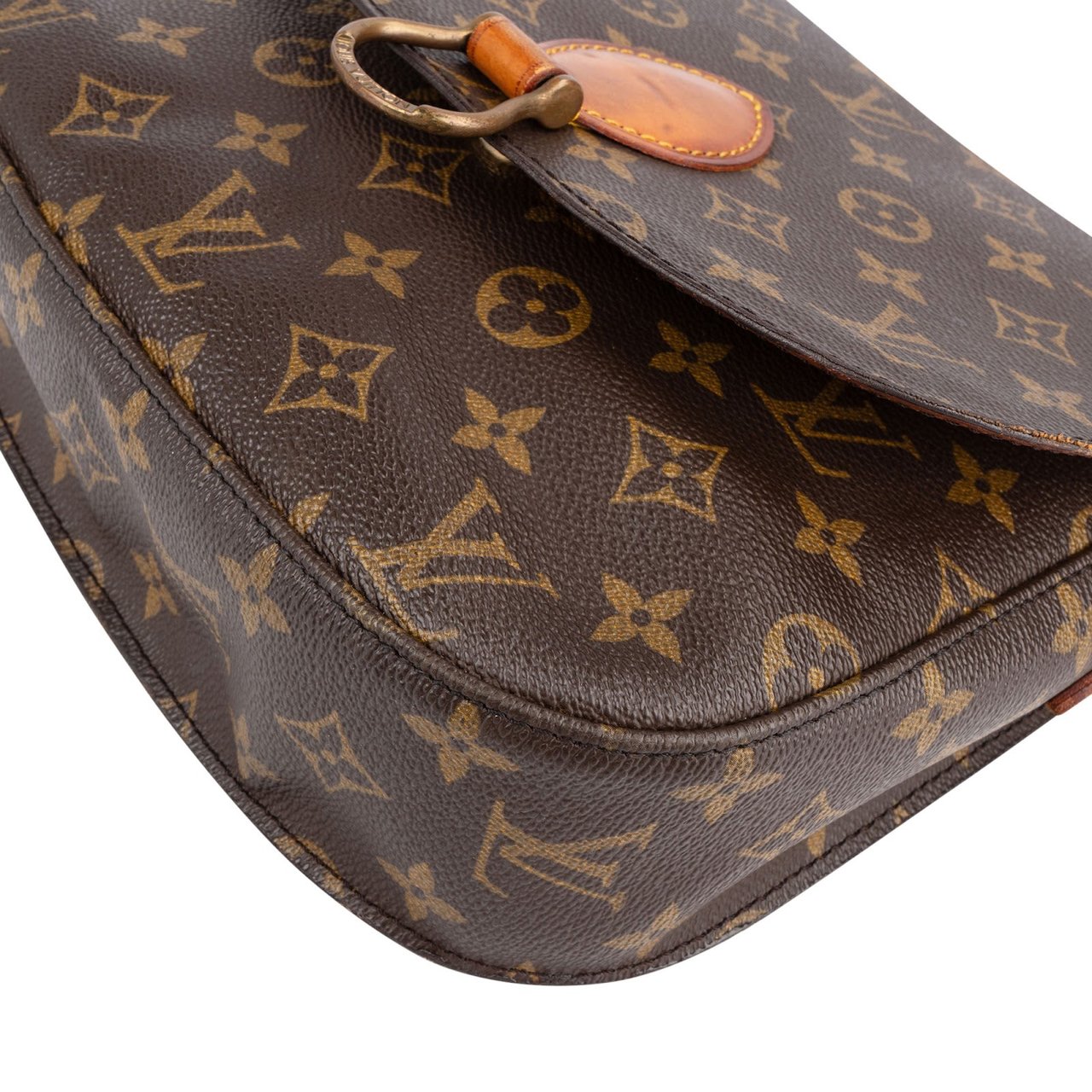 Louis Vuitton Louis Vuitton Monogram Canvas Saint Cloud GM Crossbody Bag Bruin