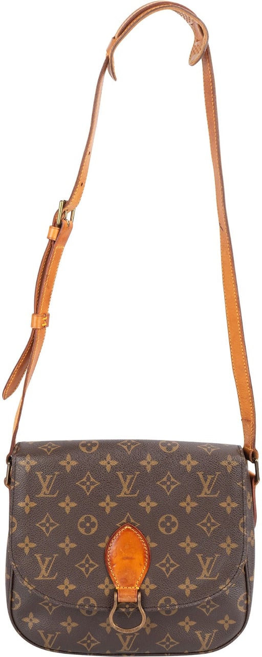 Louis Vuitton Louis Vuitton Monogram Canvas Saint Cloud GM Crossbody Bag Bruin