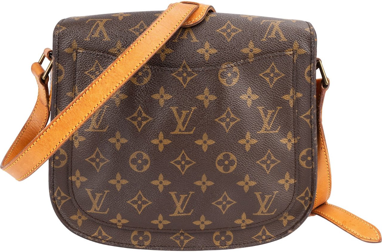 Louis Vuitton Louis Vuitton Monogram Canvas Saint Cloud GM Crossbody Bag Bruin