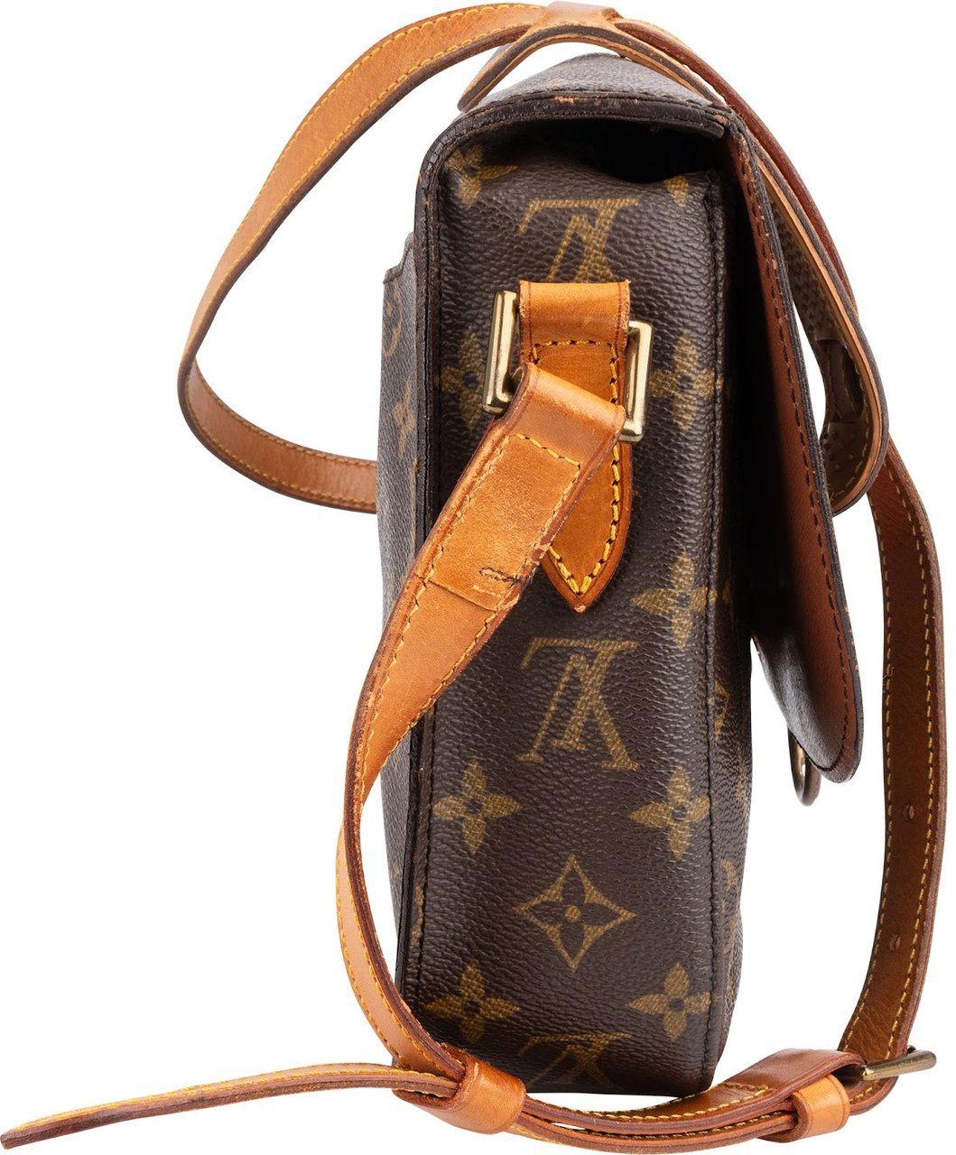 Louis Vuitton Louis Vuitton Monogram Canvas Saint Cloud GM Crossbody Bag Bruin