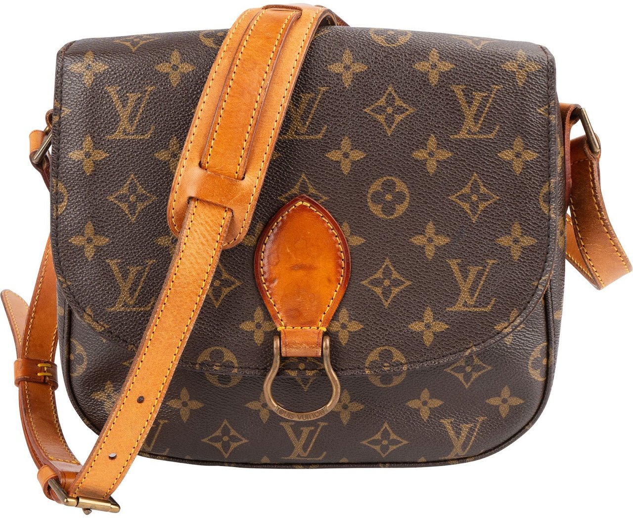Louis Vuitton Louis Vuitton Monogram Canvas Saint Cloud GM Crossbody Bag Bruin