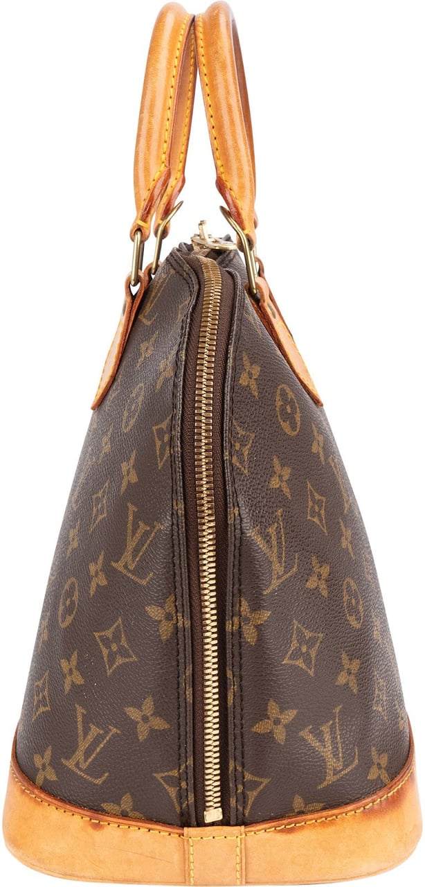 Louis Vuitton Louis Vuitton Monogram Canvas Alma PM Handbag Bruin